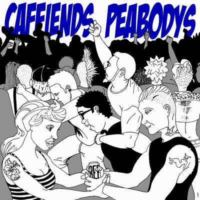 (image for) Caffiends / Peabodys - Split 12"