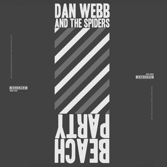 (image for) Dan Webb & The Spiders / Beach Party split 7" (lime vinyl) - Click Image to Close