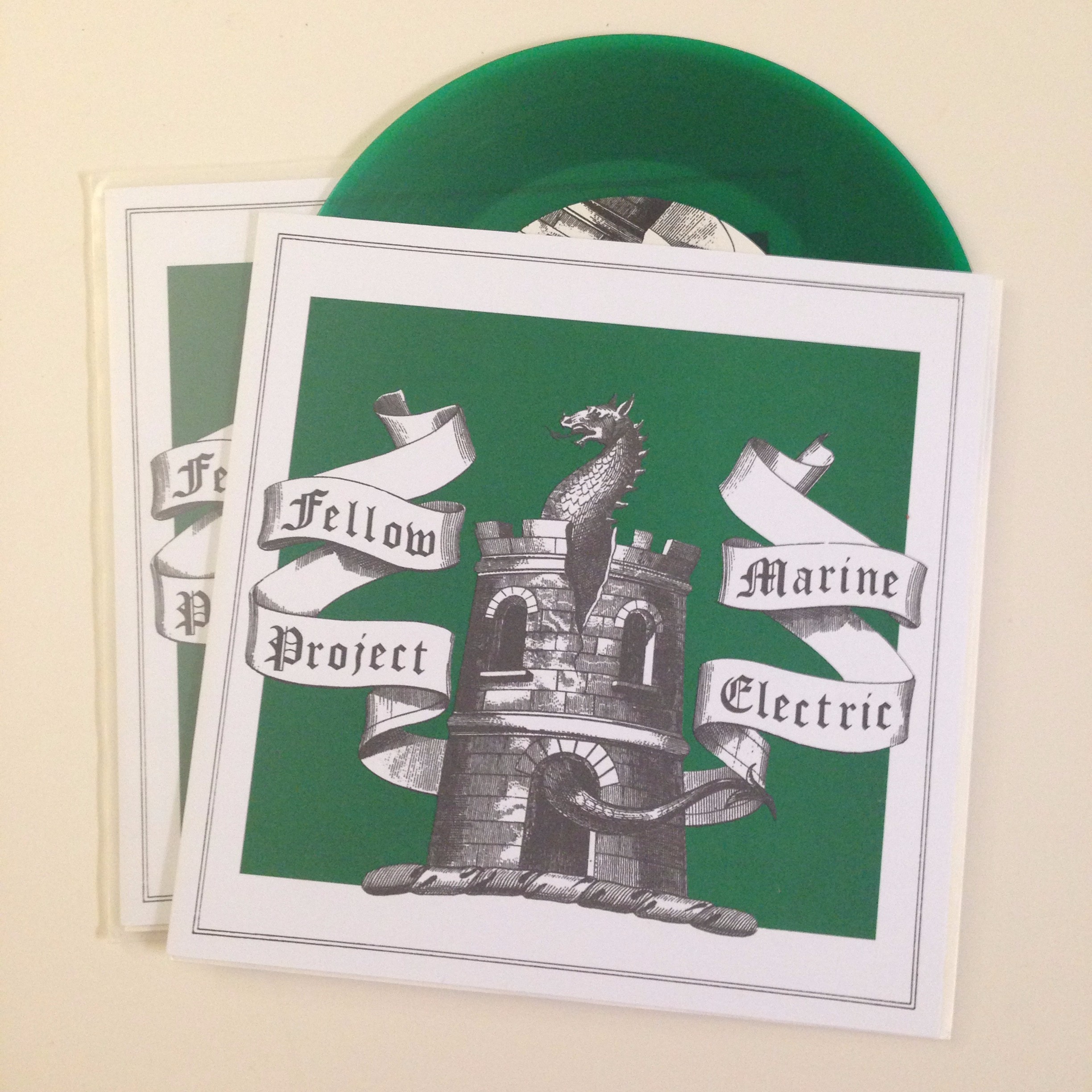 Fellow Project / Marine Electric split 7" (green vinyl)
