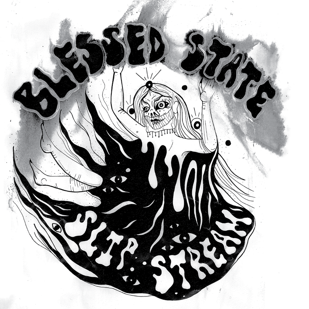 (image for) Blessed State - Slip Stream 7" (white vinyl) - Click Image to Close