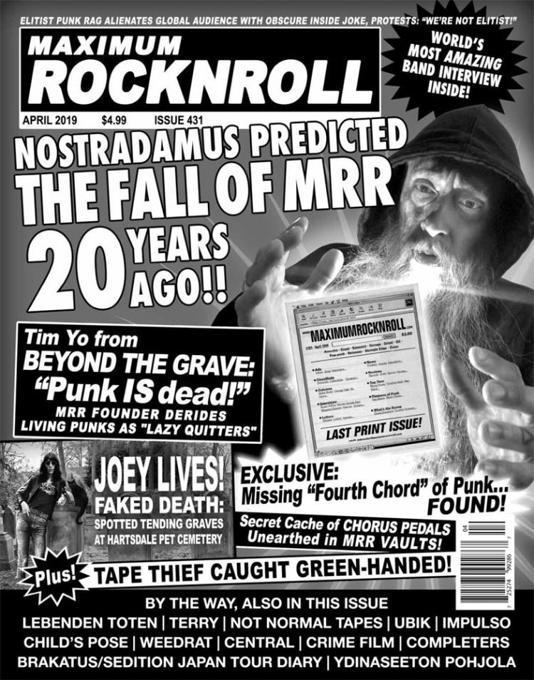 (image for) Maximum Rock & Roll #431 - Click Image to Close