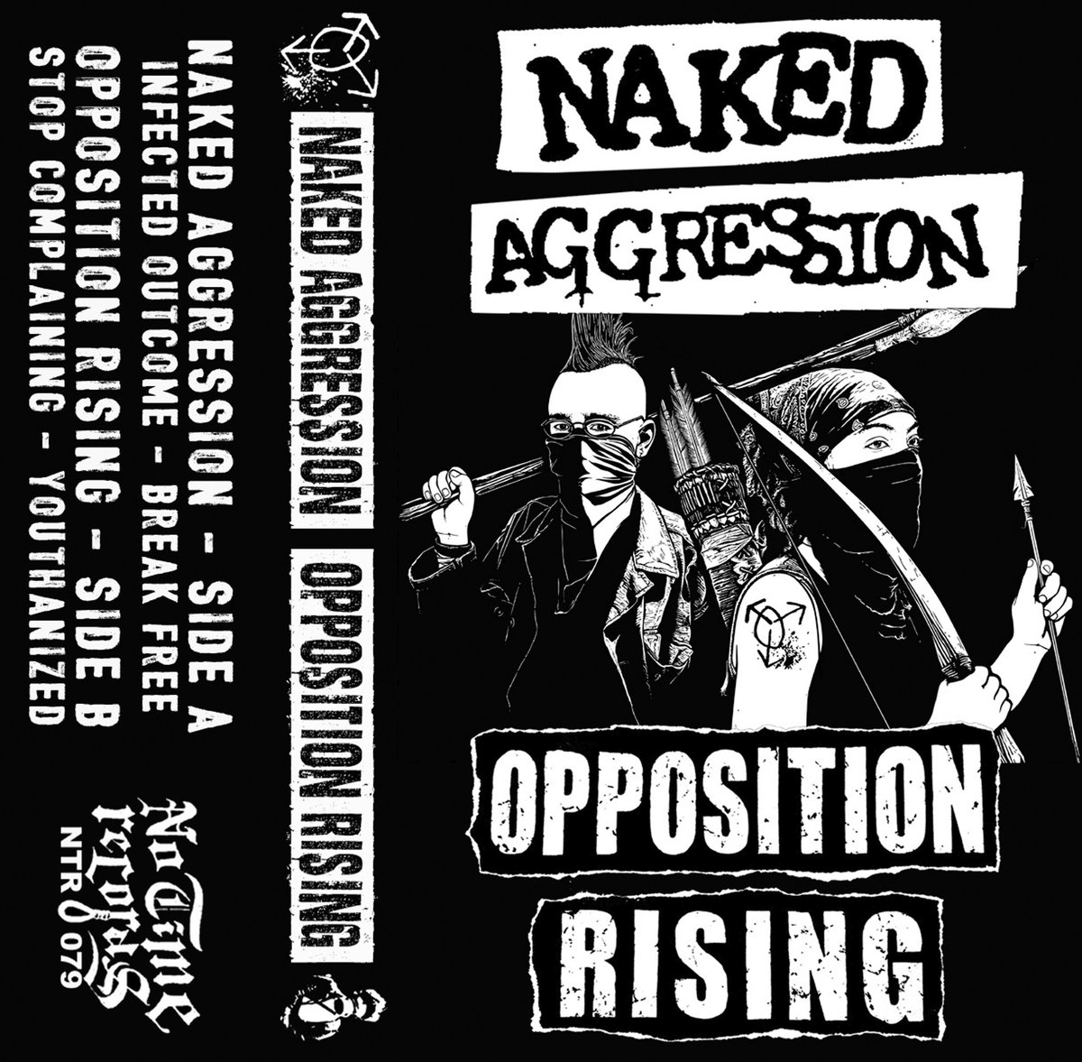 Naked Aggression / Opposition Rising split Cass