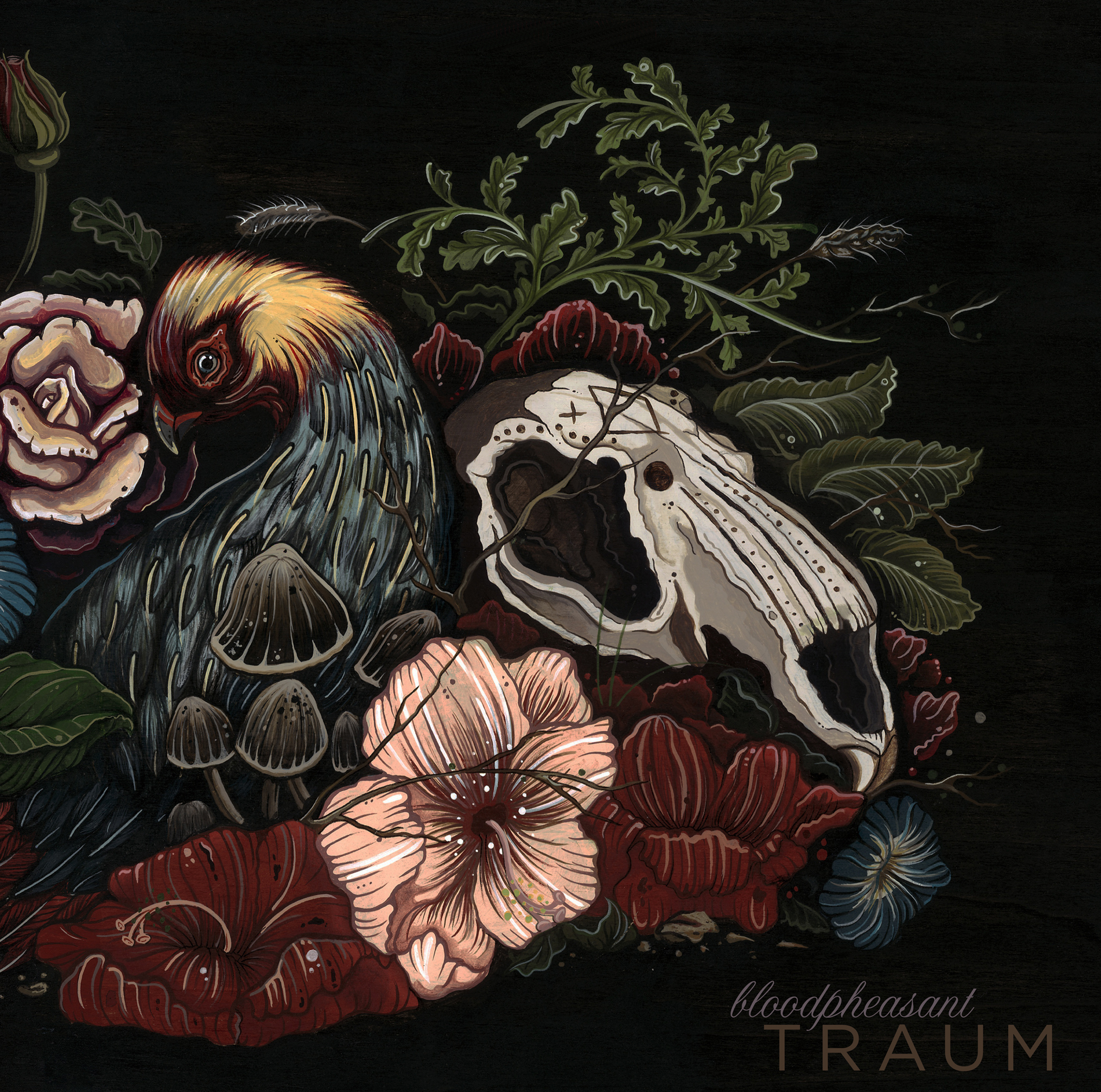 (image for) Bloodpheasant - Traum LP (random marble vinyl)